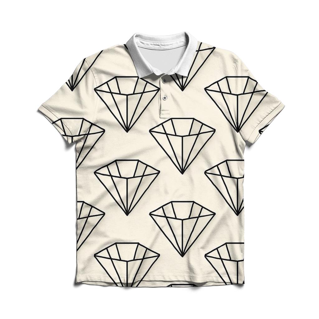 Filter Fold Geometry stylish collar polo tees