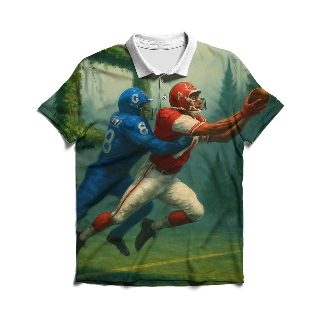 Ivy And Pine Forest End Zone personalized polo shirts