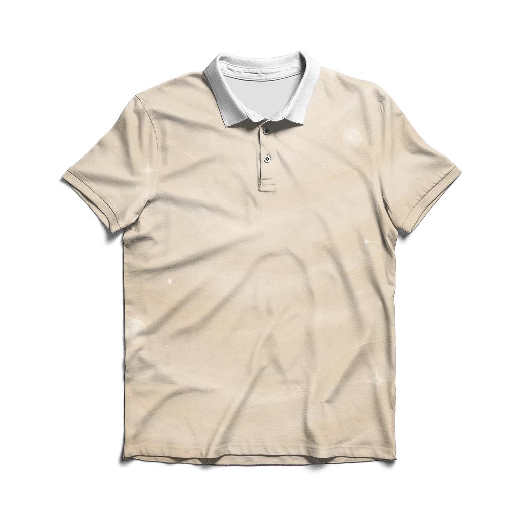 Champagne Pearl Nebula Veil designer slim fit polos