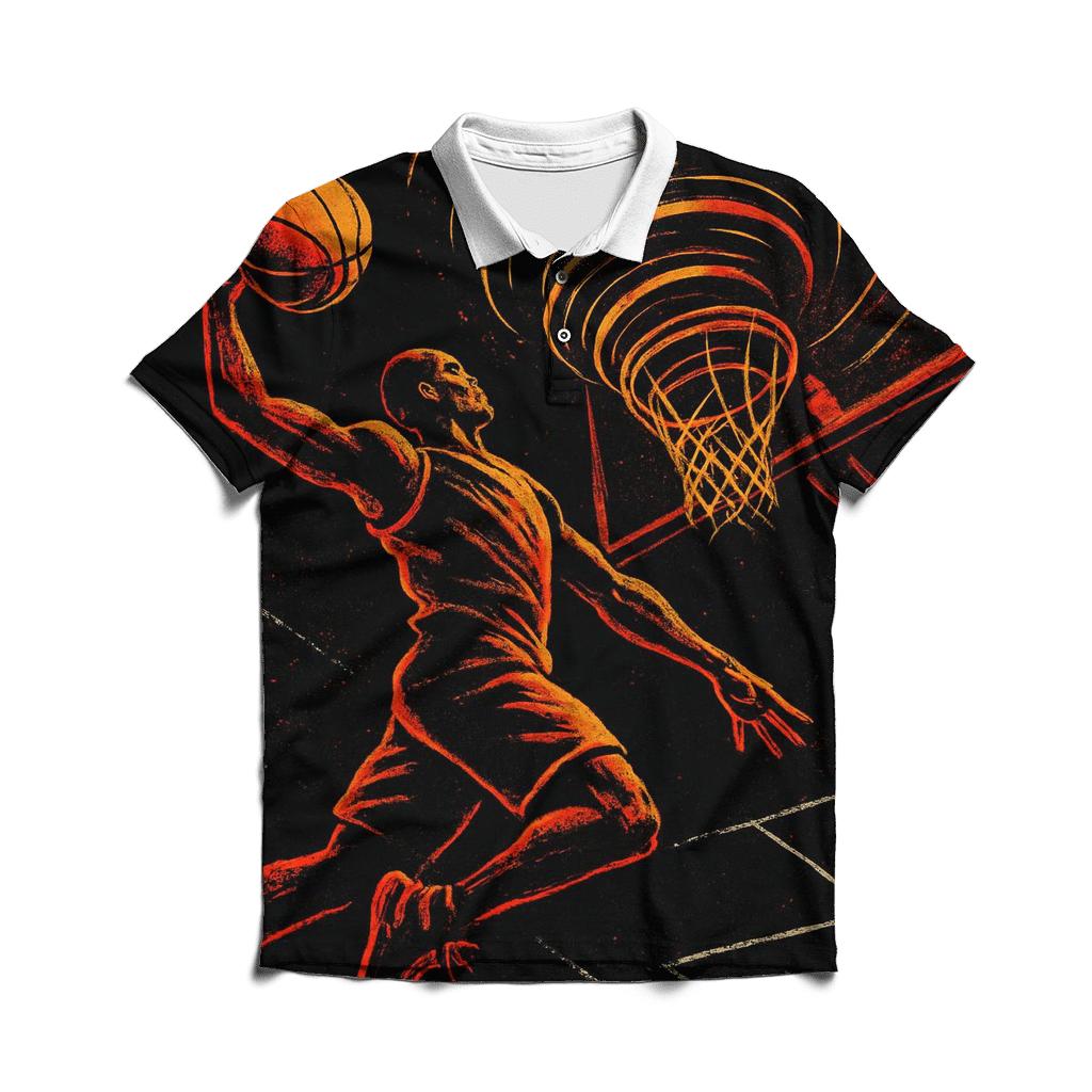 Street Basketball Gravity Dunk custom polo shirts