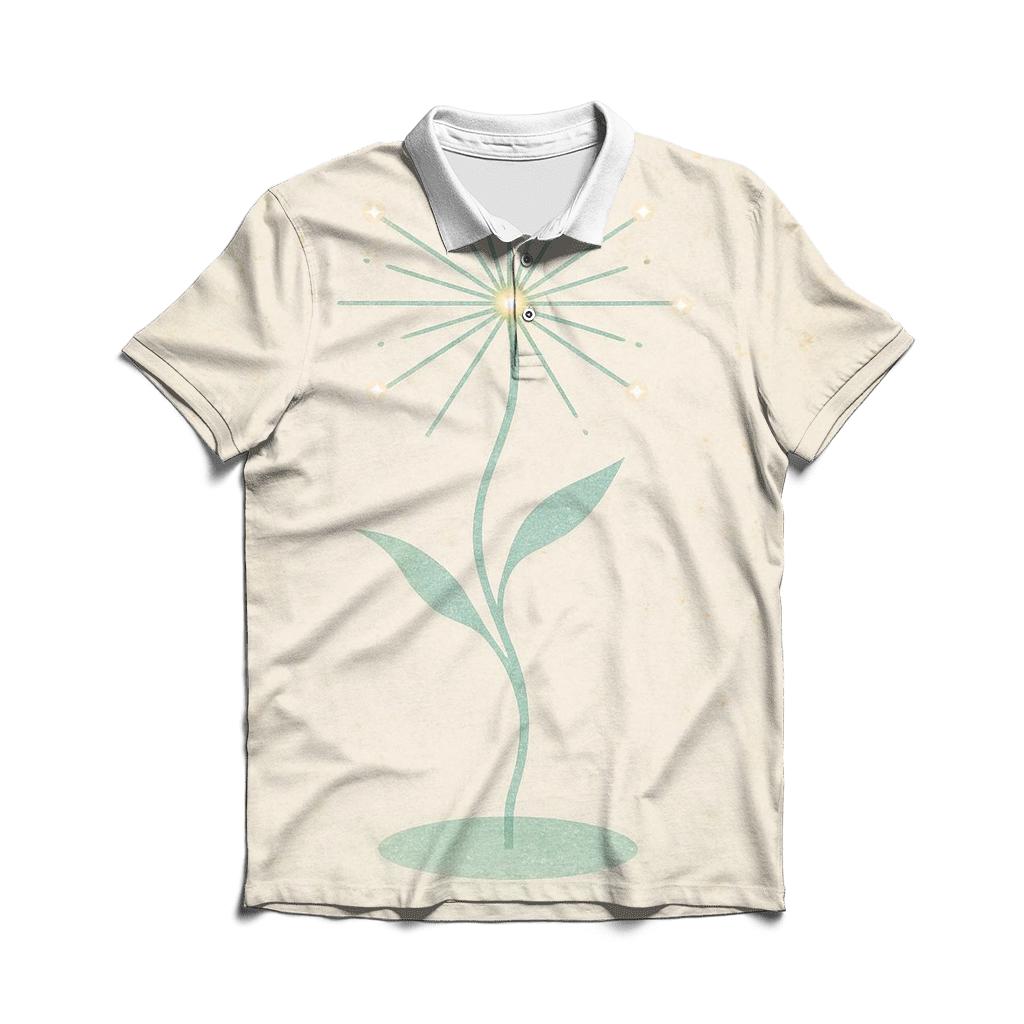 Celestial Seed Bloom classic pique polos