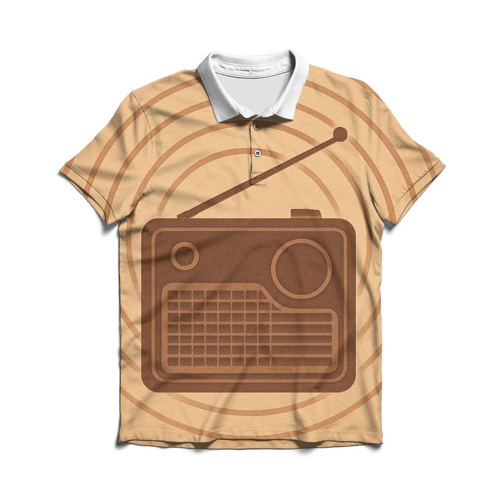 Sepia Radio Wave Relic classic pique polos
