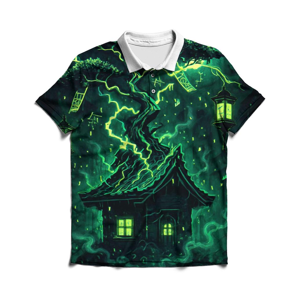 Neon Bonsai Thunderhouse casual sports polo shirts