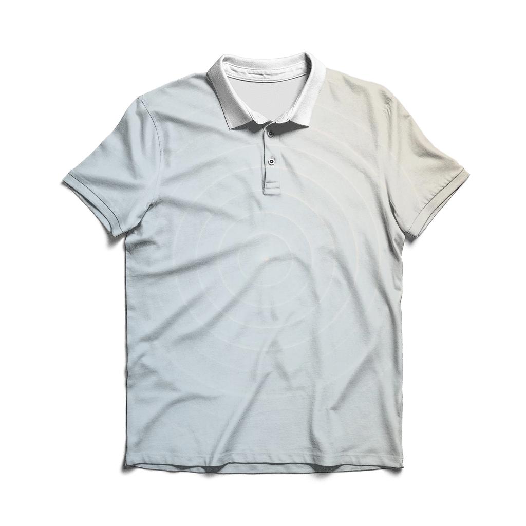 Circle Of Gentle Resonance embroidered polo tops