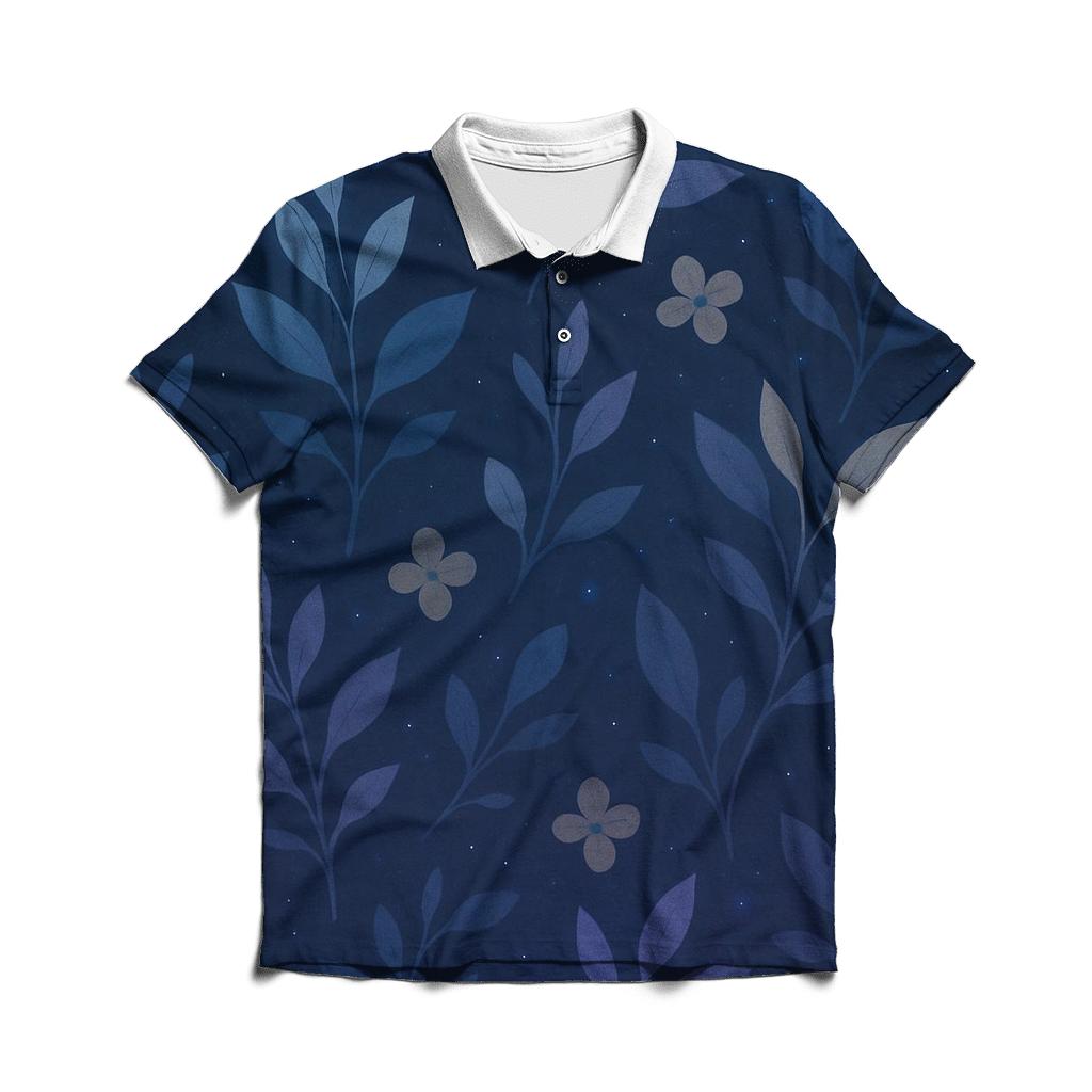 Night Garden Reflection classic pique polos