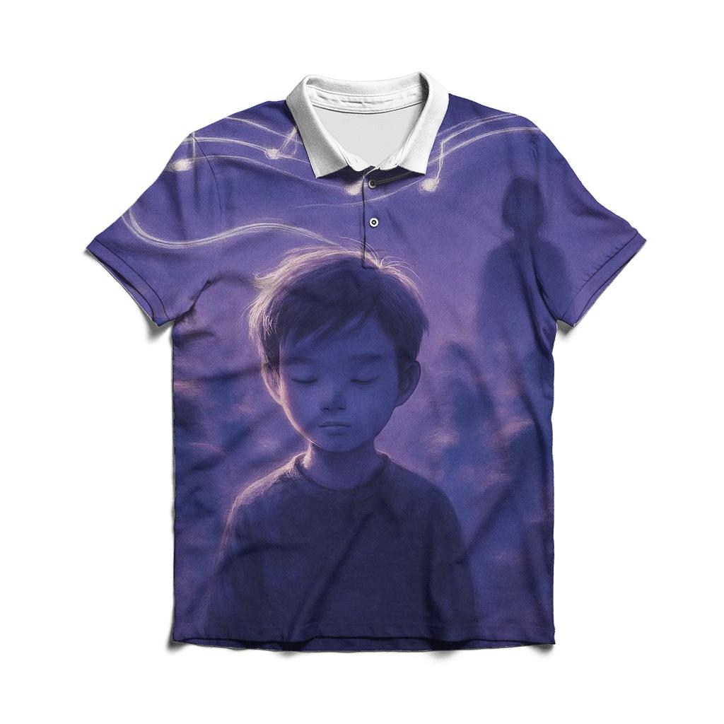 The Song That Stayed When The World Got Loud Her Voice Within premium cotton polo shirts