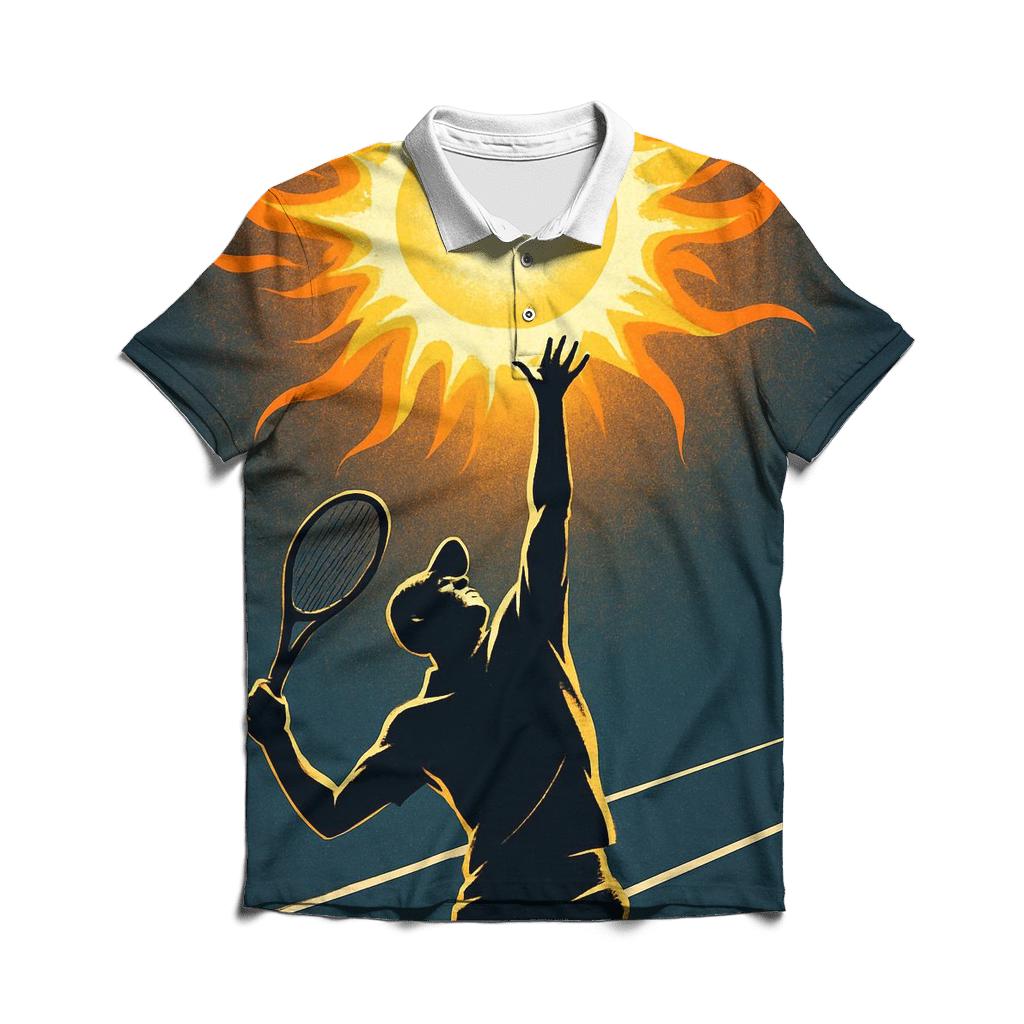 Tennis Serve Solar Flare classic pique polos
