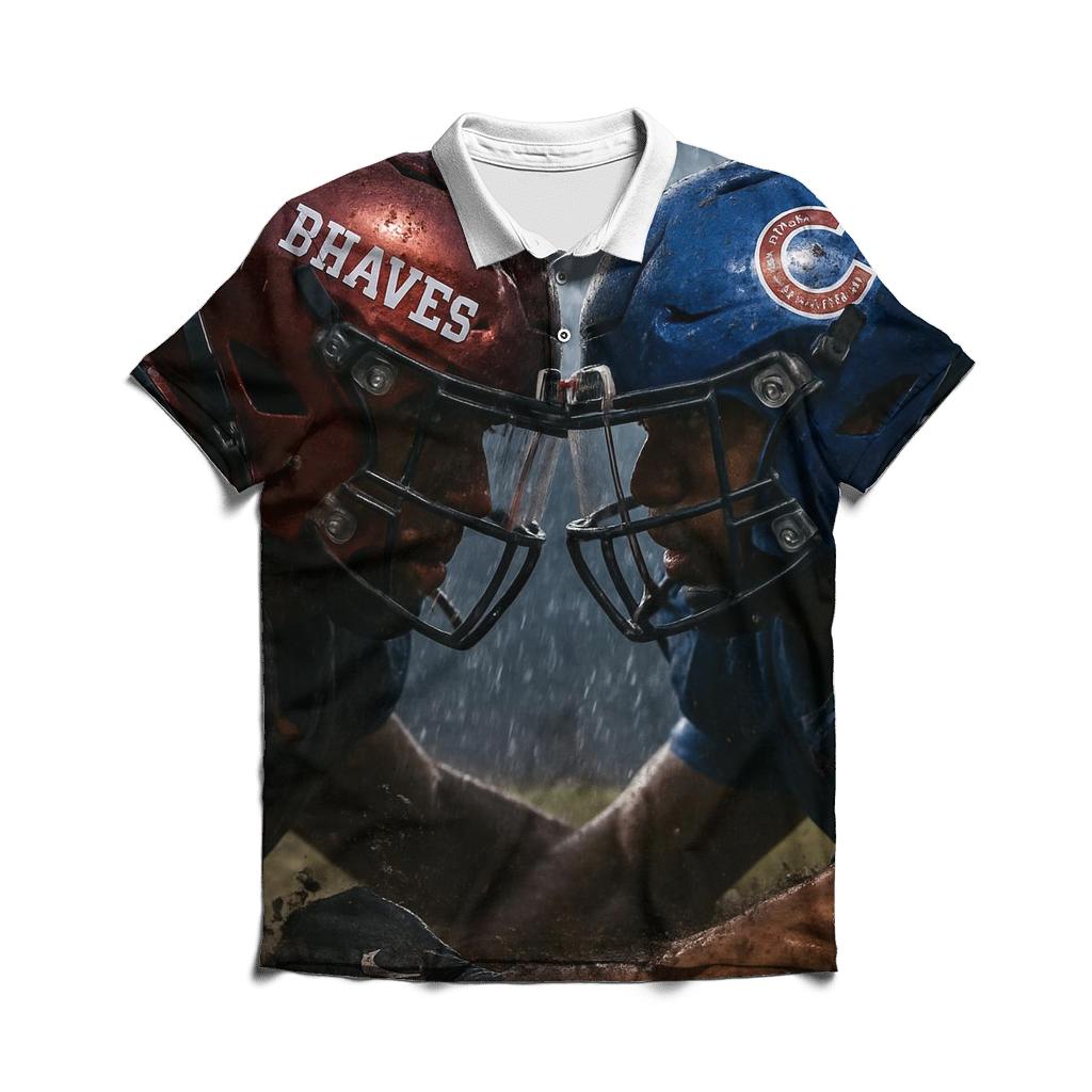 Rainstorm Helmet Reflection Duel personalized polo shirts