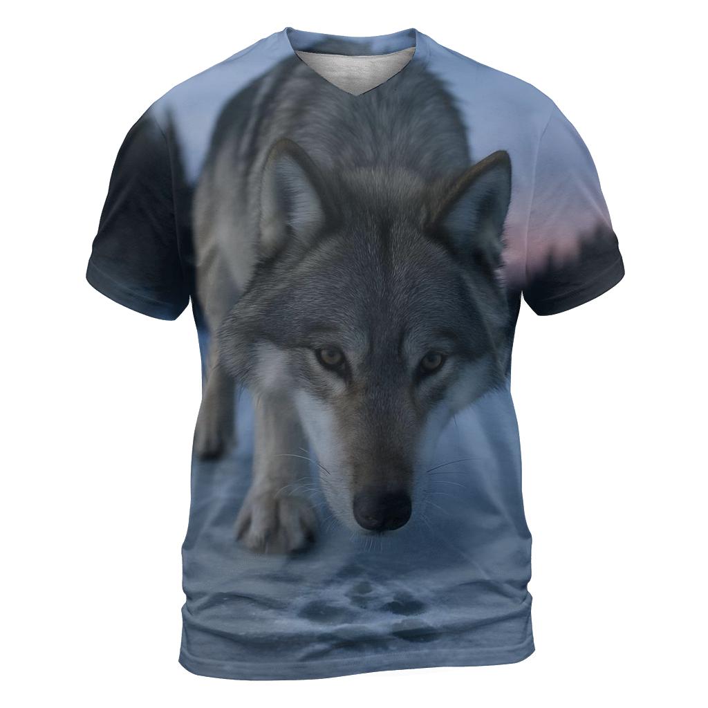 Frost Whiskers On The River Ice Scout creative print fashion shirts