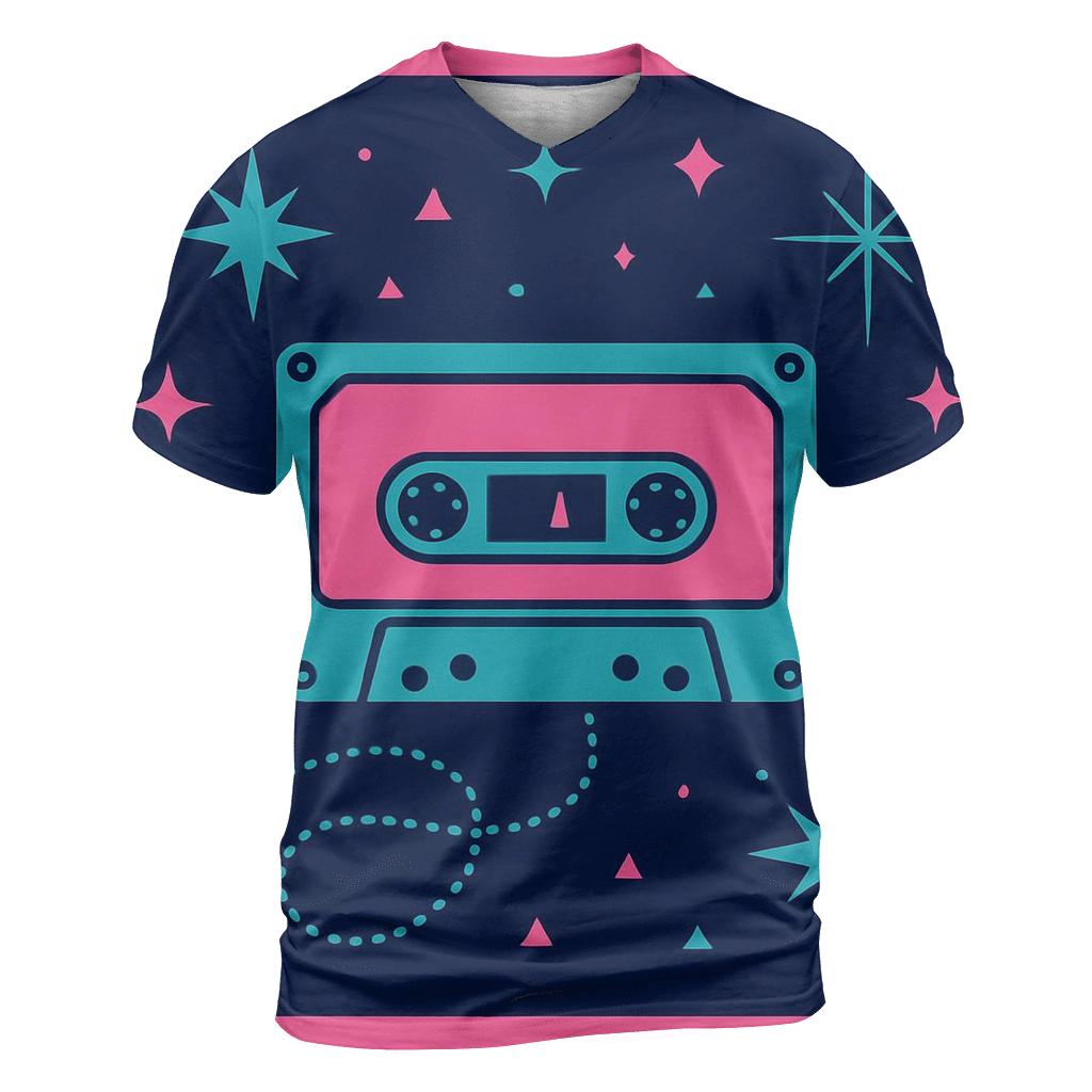 Neon Cassette Constellation trendy printed shirt styles