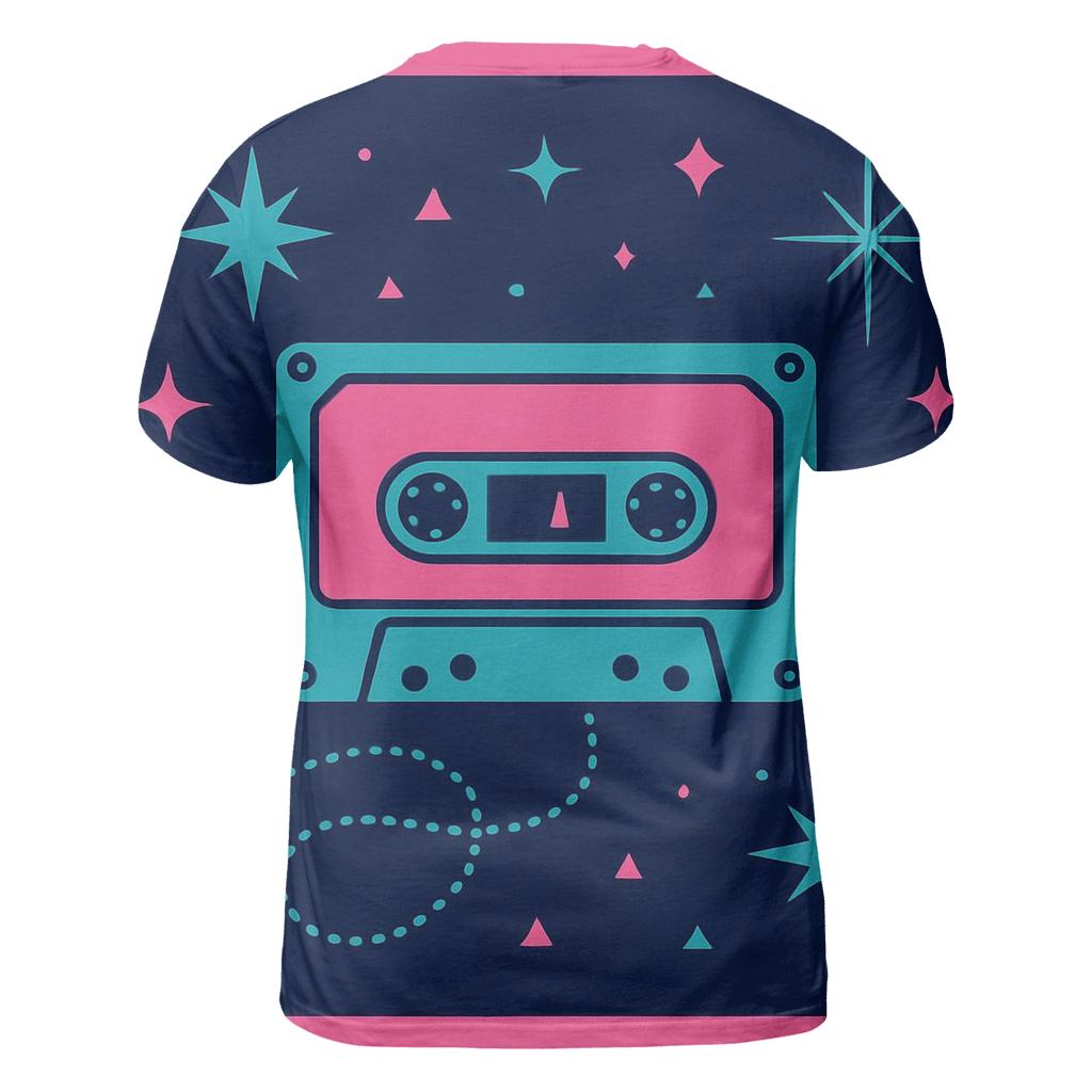 Neon Cassette Constellation trendy printed shirt styles