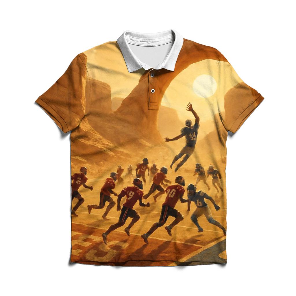 Desert Canyon Neutral Site Grudge Game embroidered polo tops