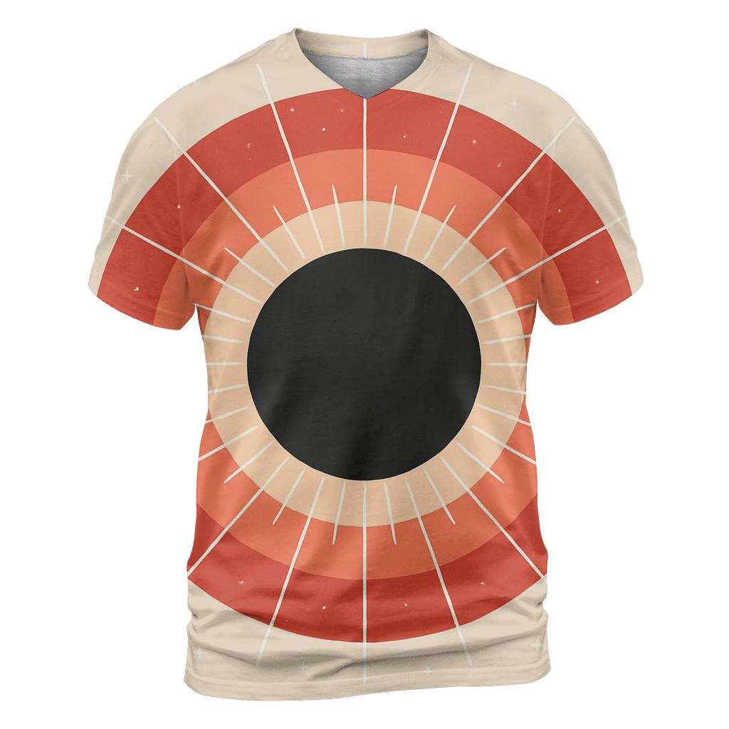 Eclipse Corona Pinwheel Halos custom all-over print shirts
