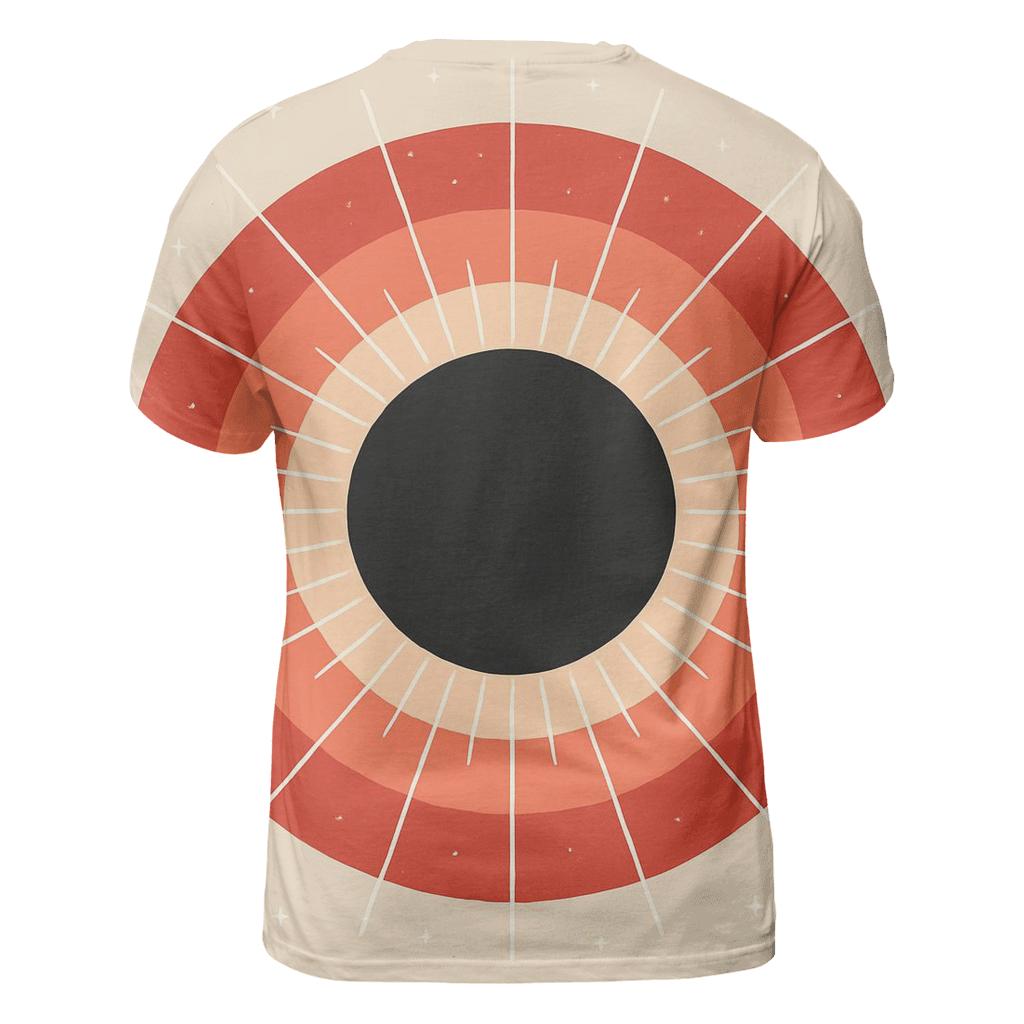 Eclipse Corona Pinwheel Halos custom all-over print shirts