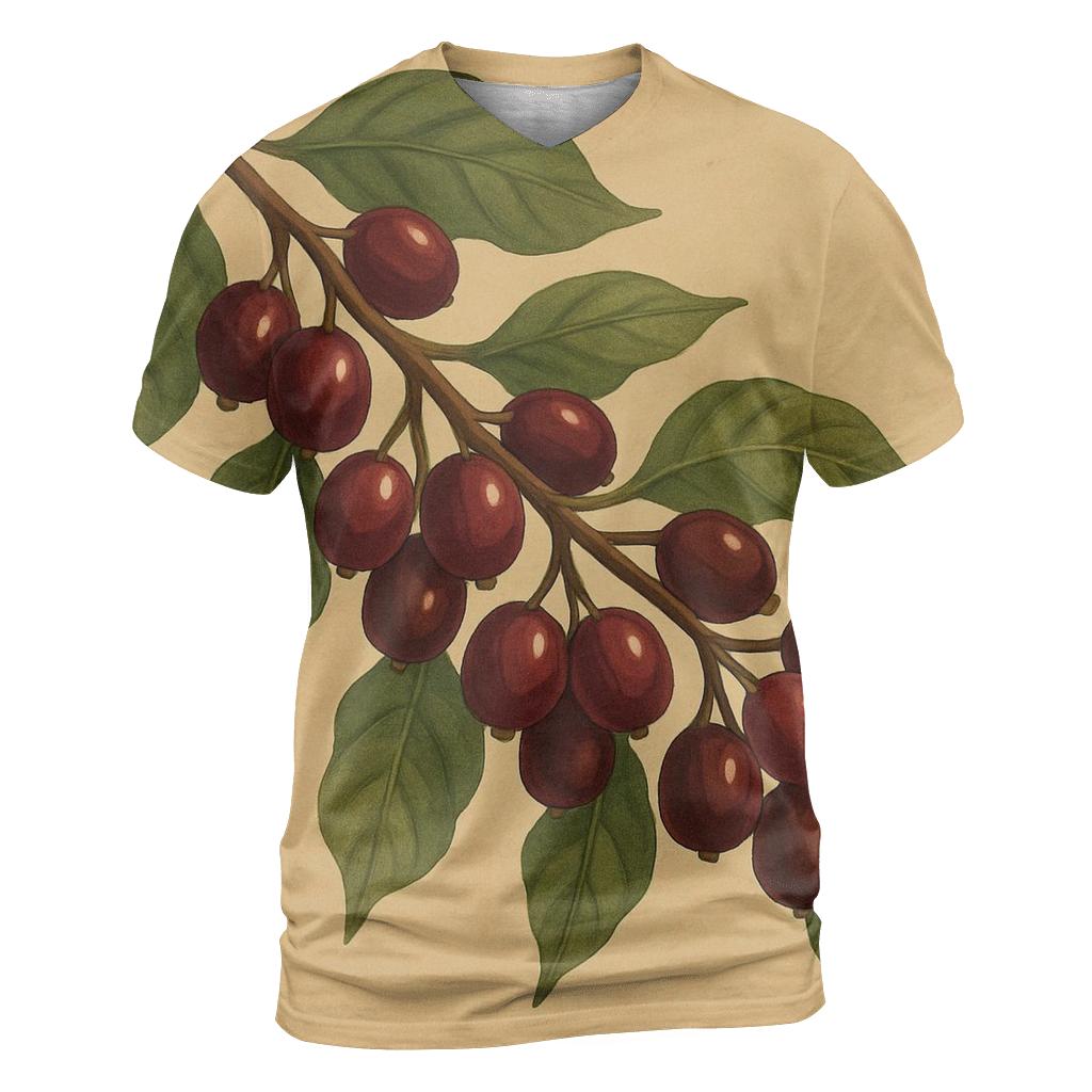 Coffee Cherry Lanterns personalized full print shirts