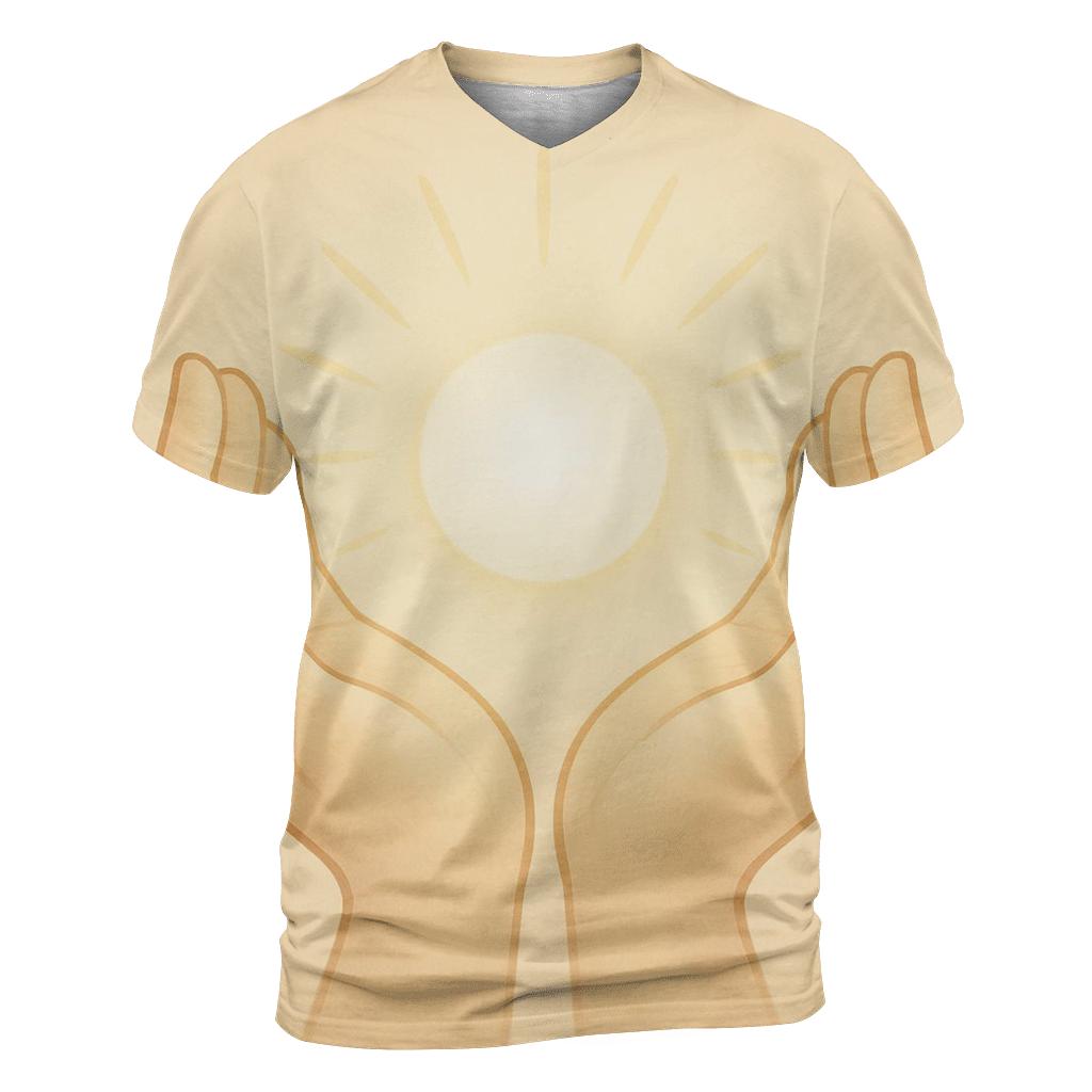 Hands Of Light Offering vibrant all-over design tees