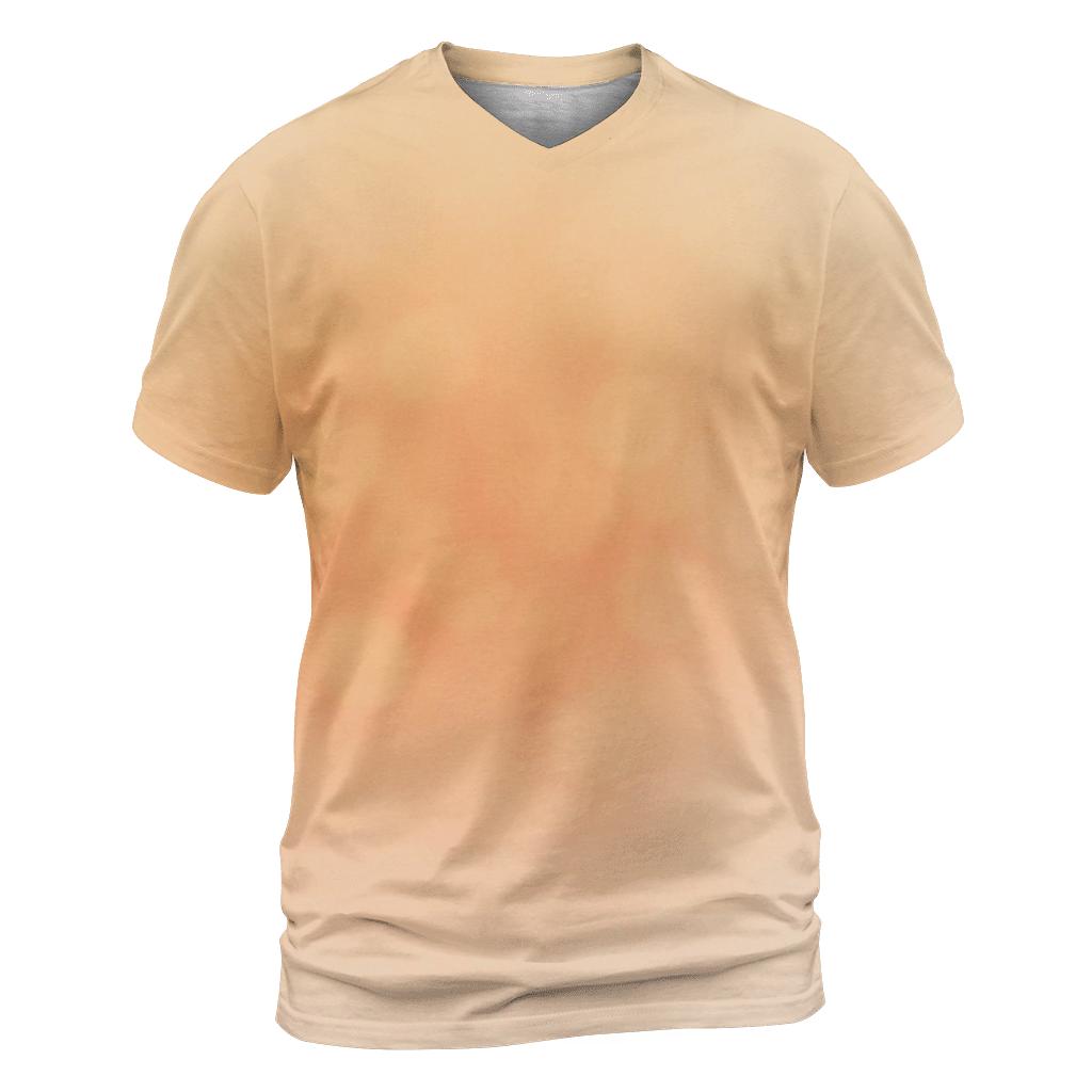 Coral Thermal Bloom vibrant all-over design tees