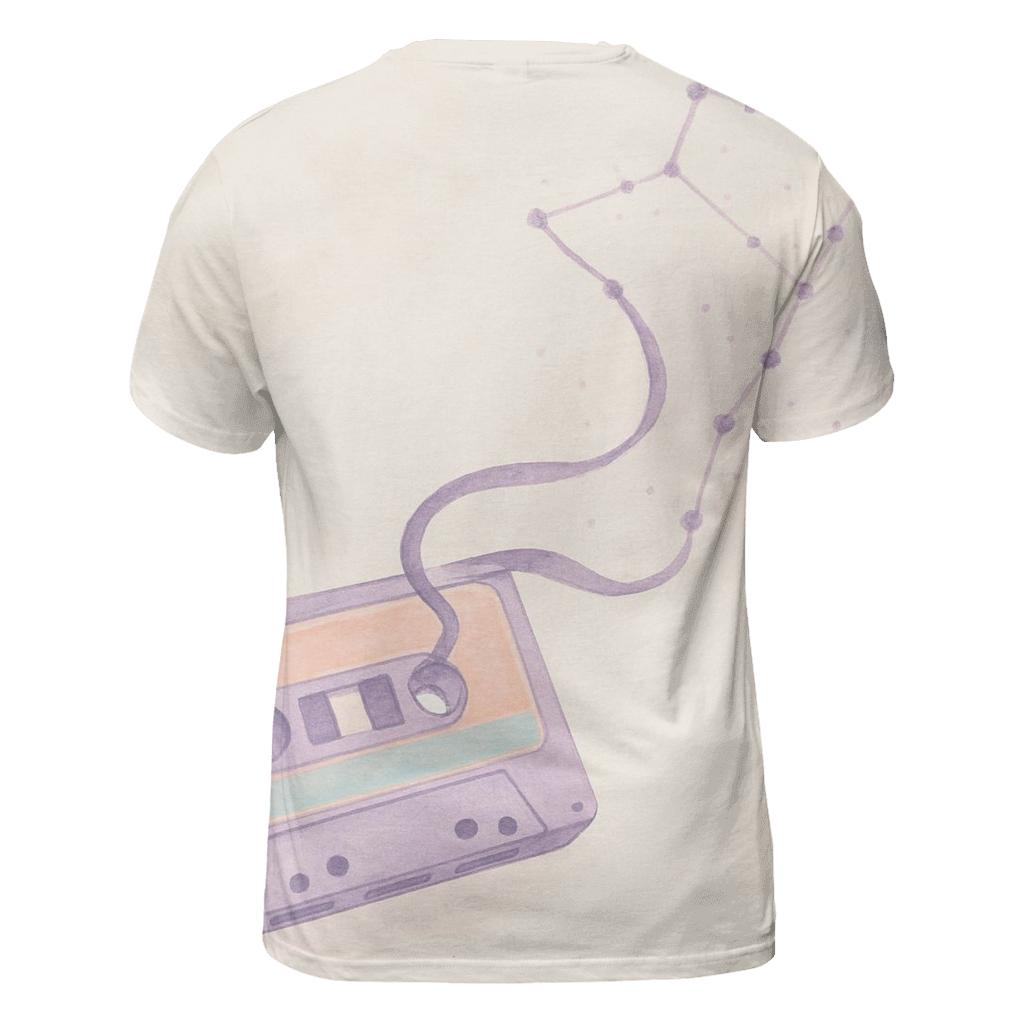 Pastel Cassette Constellation custom all-over print shirts