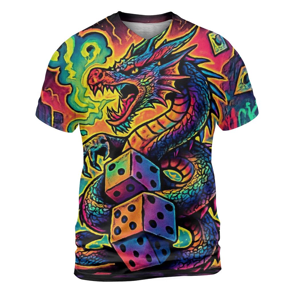 Dicepool Dragon custom all-over print shirts