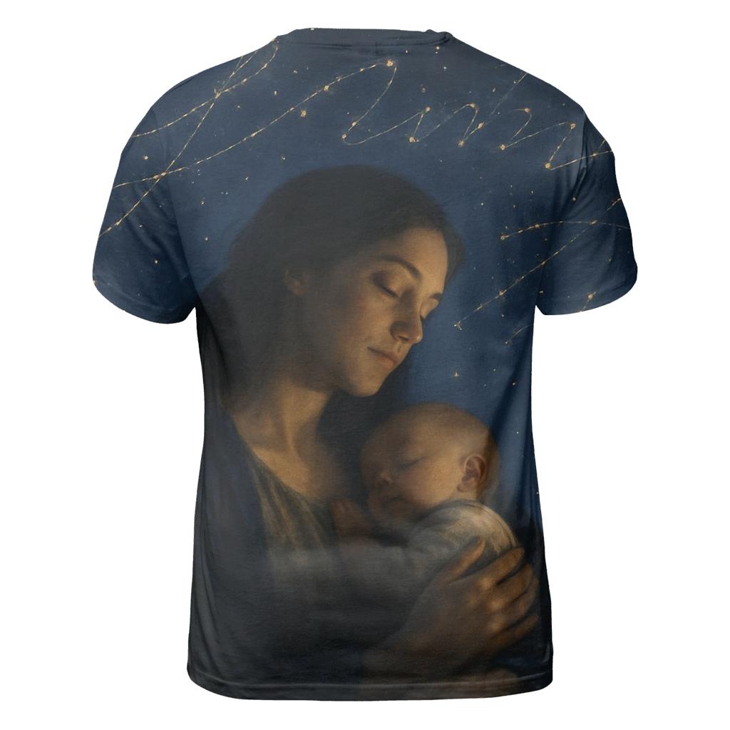 The First Name She Whispered A Bond Written Into The Sky unique graphic print tees