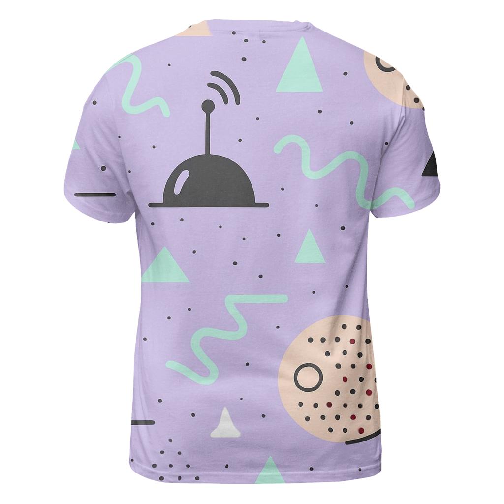 Memphis Moonbase Shapes personalized full print shirts