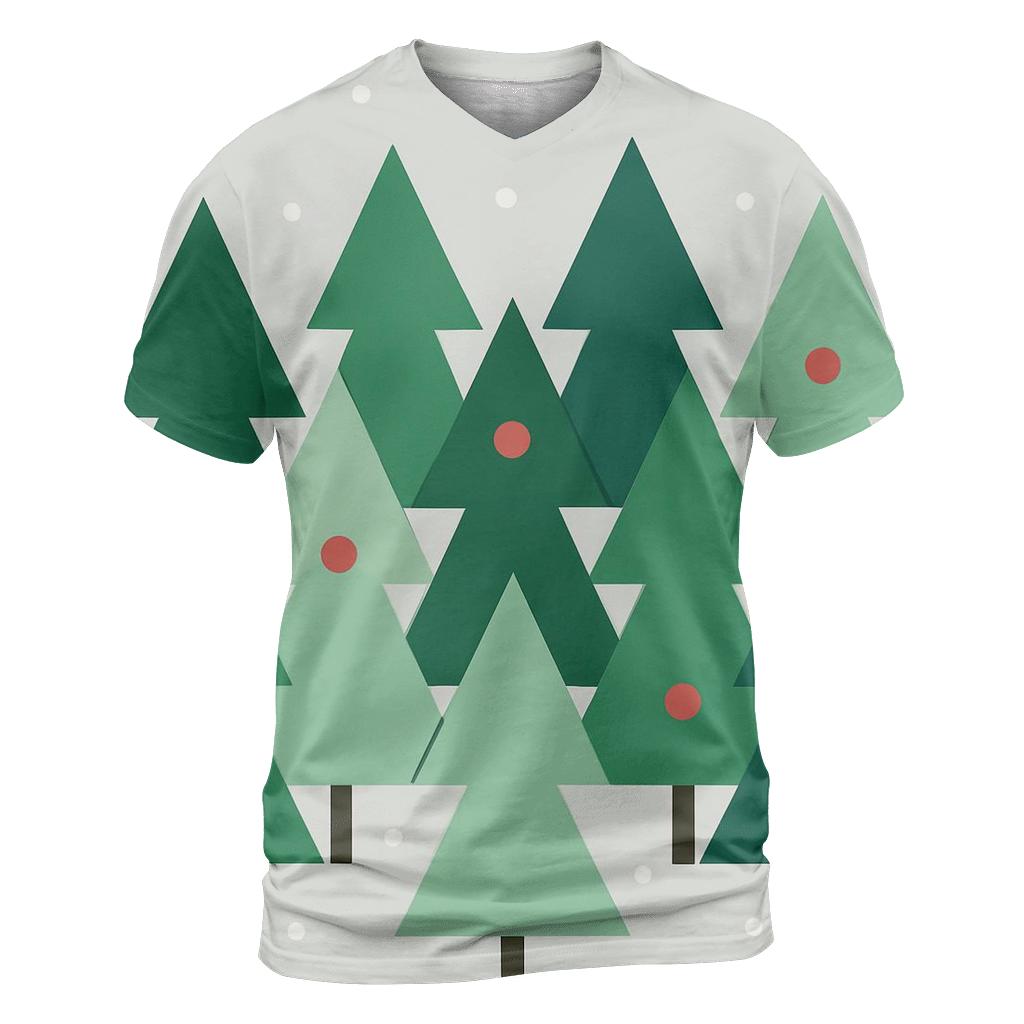Pine Tree Triangle Mountains custom all-over print shirts