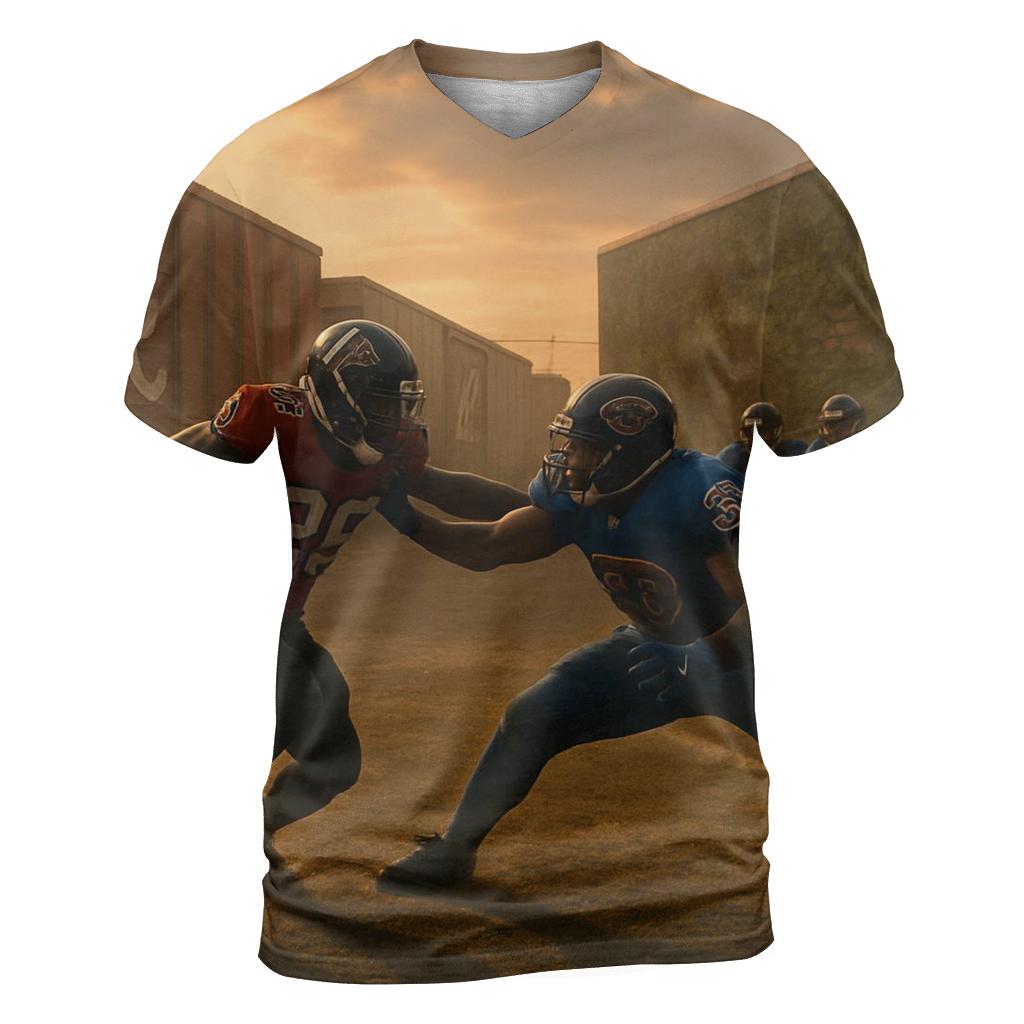 Atlanta Rail Yard Scrimmage trendy printed shirt styles
