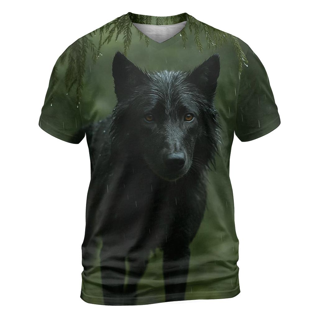 Old Growth Cedar Rain Pause statement graphic shirts