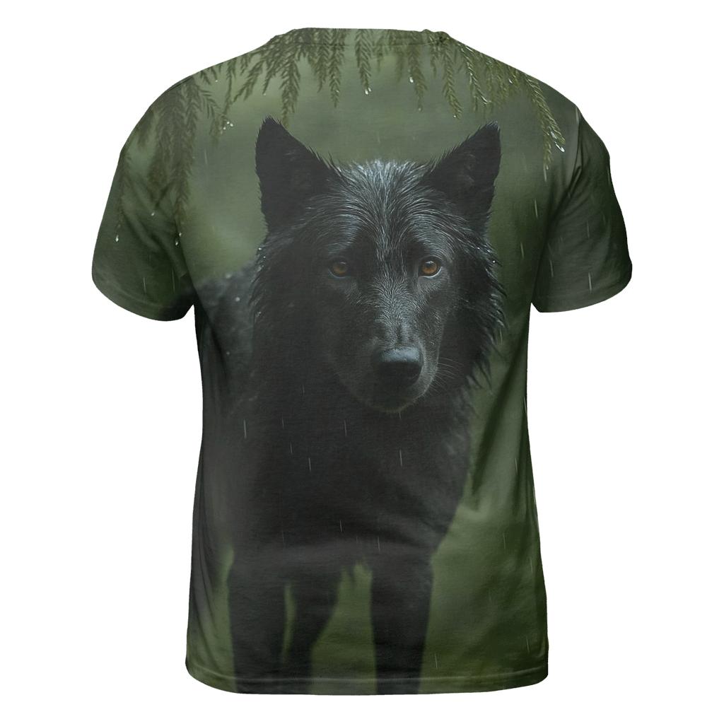 Old Growth Cedar Rain Pause statement graphic shirts