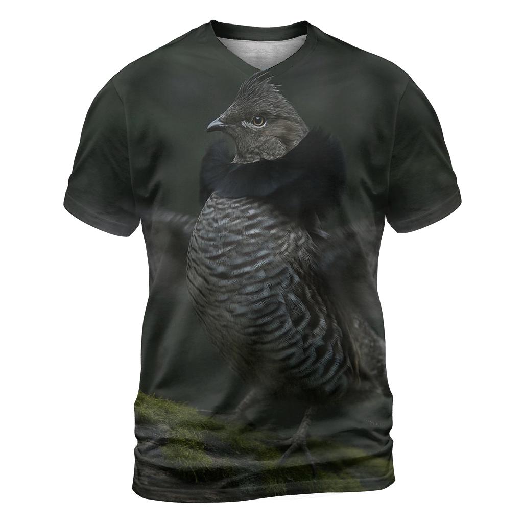 Tundra Drumming Ruffed Grouse personalized full print shirts