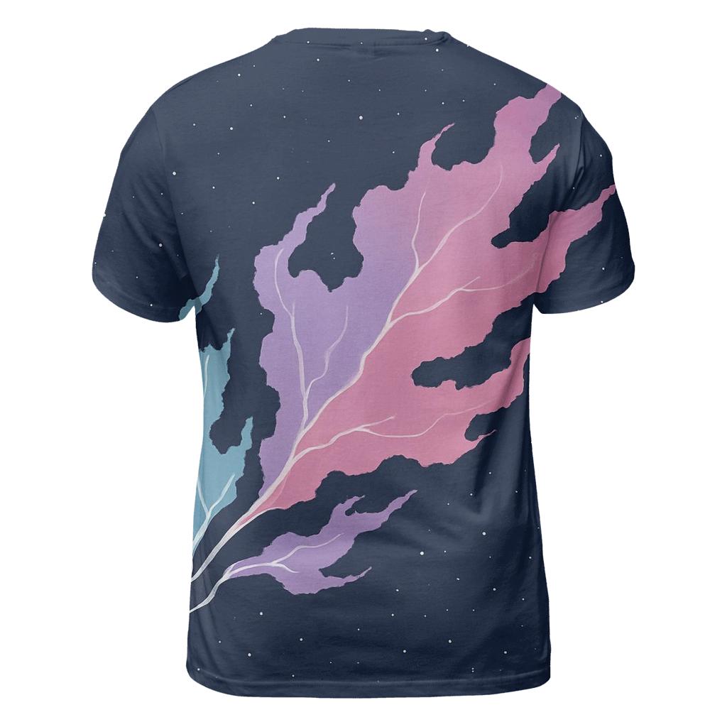 Nebula Filament Bouquet Scatter trendy printed shirt styles