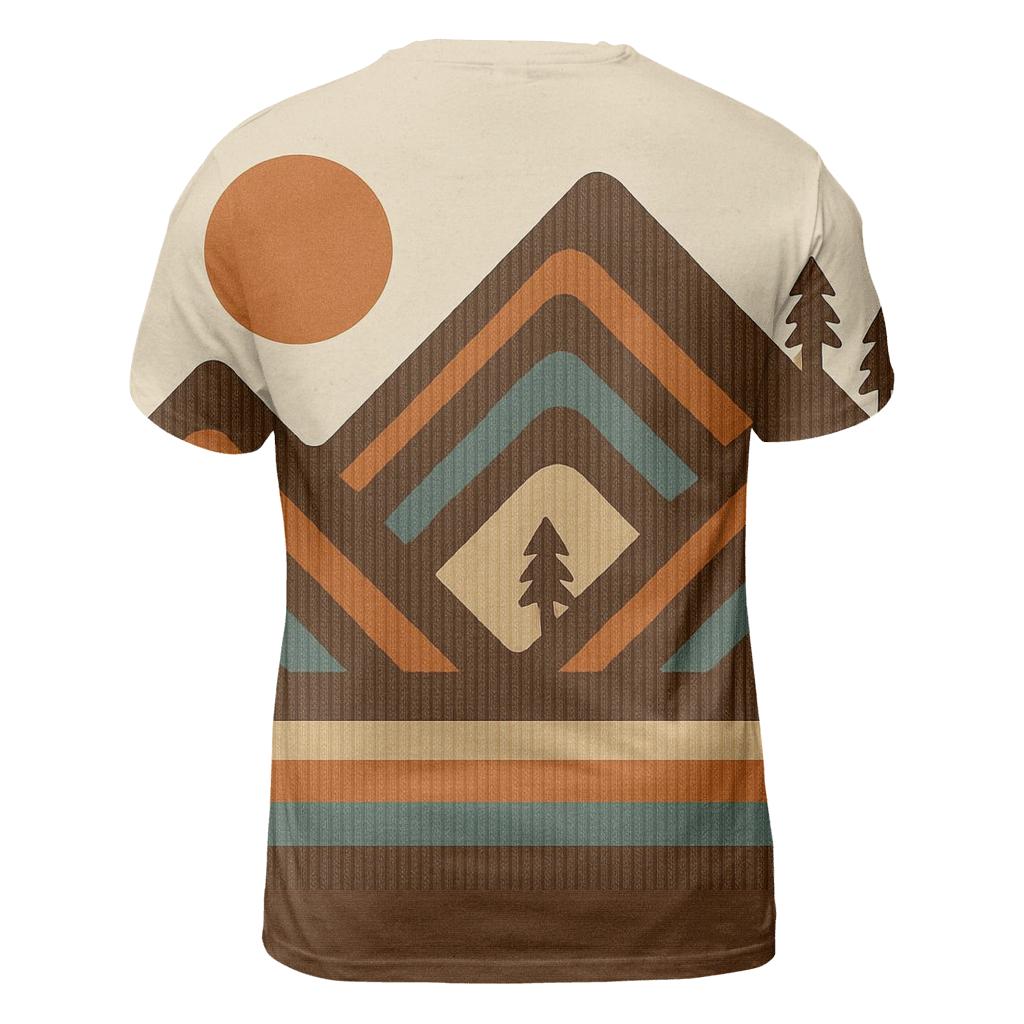 Brown Corduroy Mountain Bands custom all-over print shirts