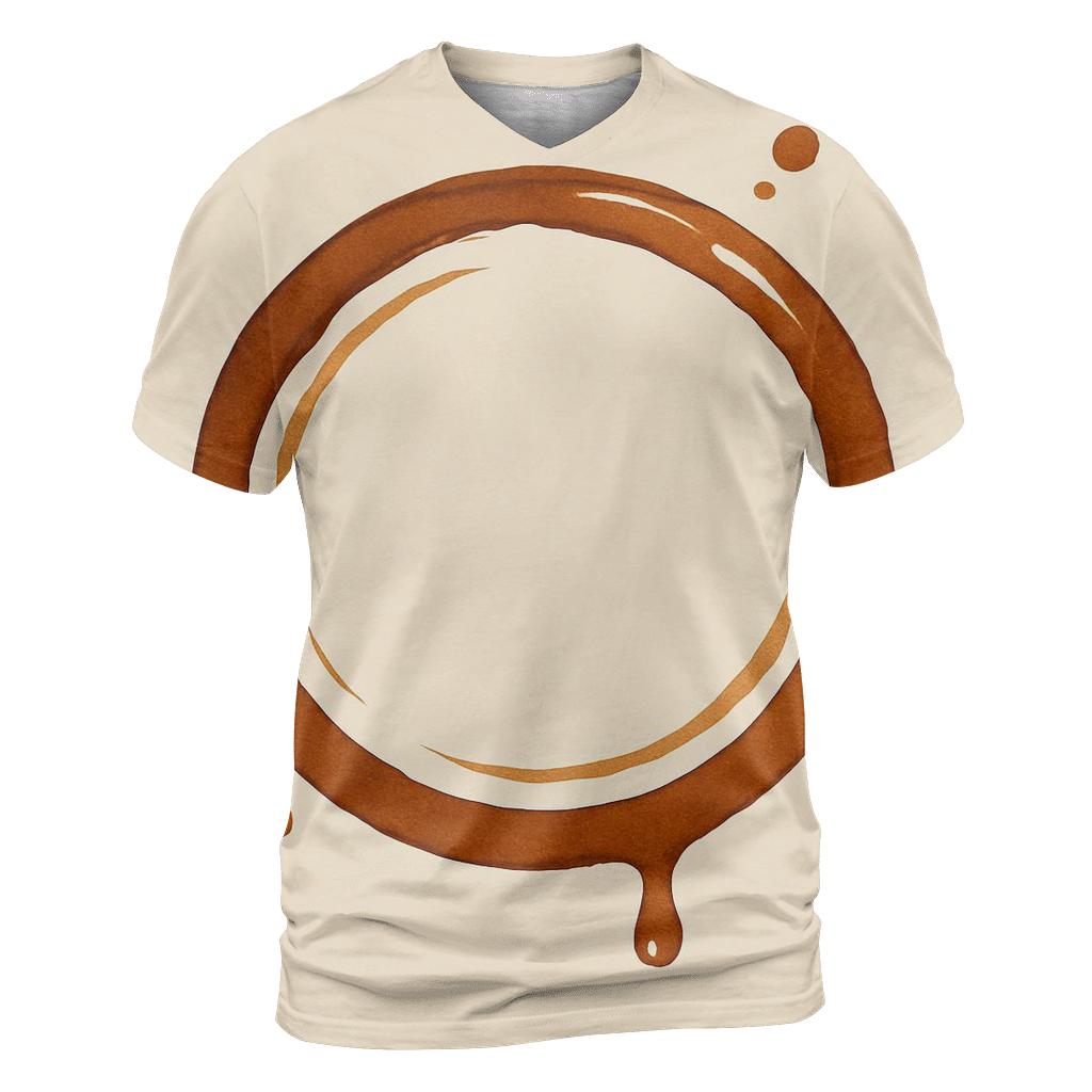 Cup Stain Halo designer pattern shirts