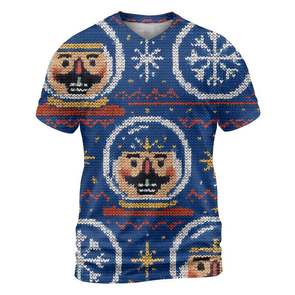 Nutcracker Space Helmet Parade Design vibrant all-over design tees