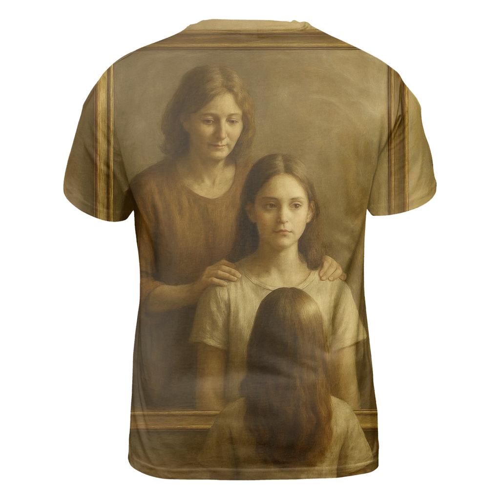 The Two Mirrors Of Becoming Who I Am Through Her Love trendy printed shirt styles