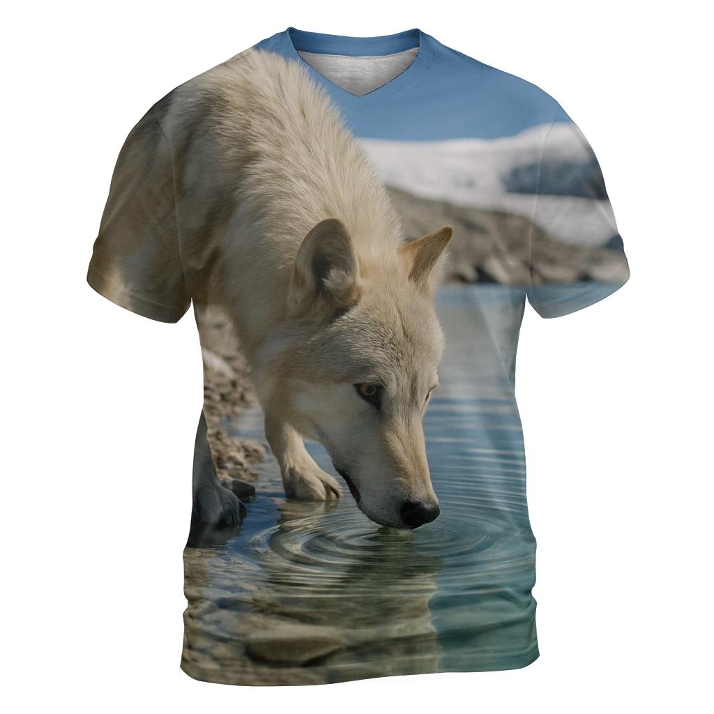 Glacial Moraine Water Sip vibrant all-over design tees