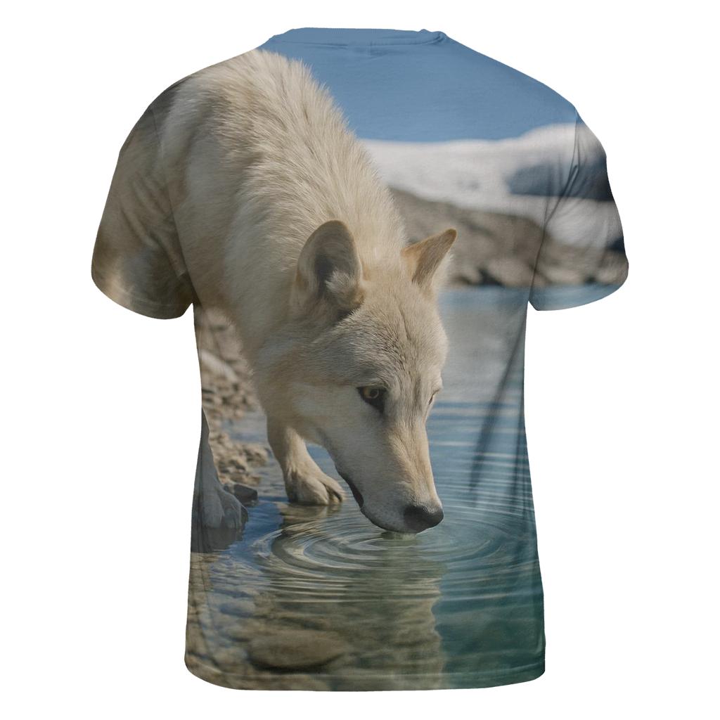 Glacial Moraine Water Sip vibrant all-over design tees