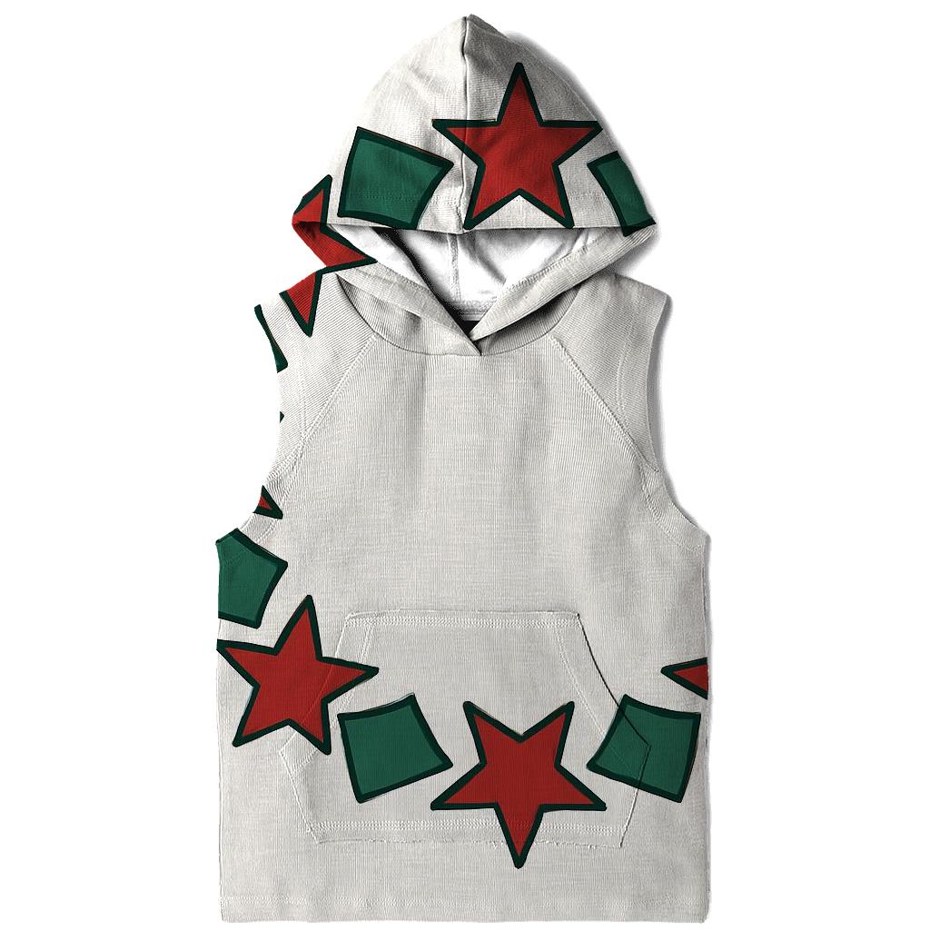 Holly Starburst Wreath Geometry premium hoodies