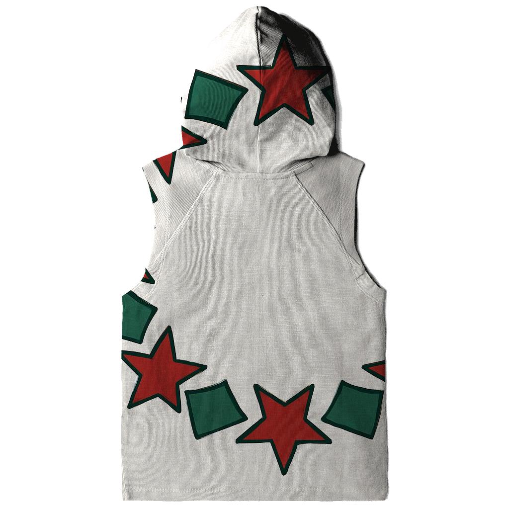 Holly Starburst Wreath Geometry premium hoodies