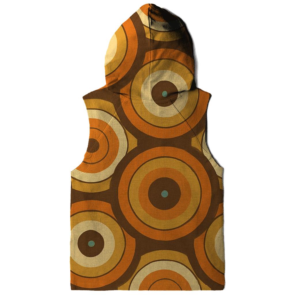 Tangerine Vinyl Record Rings lightweight hoodies
