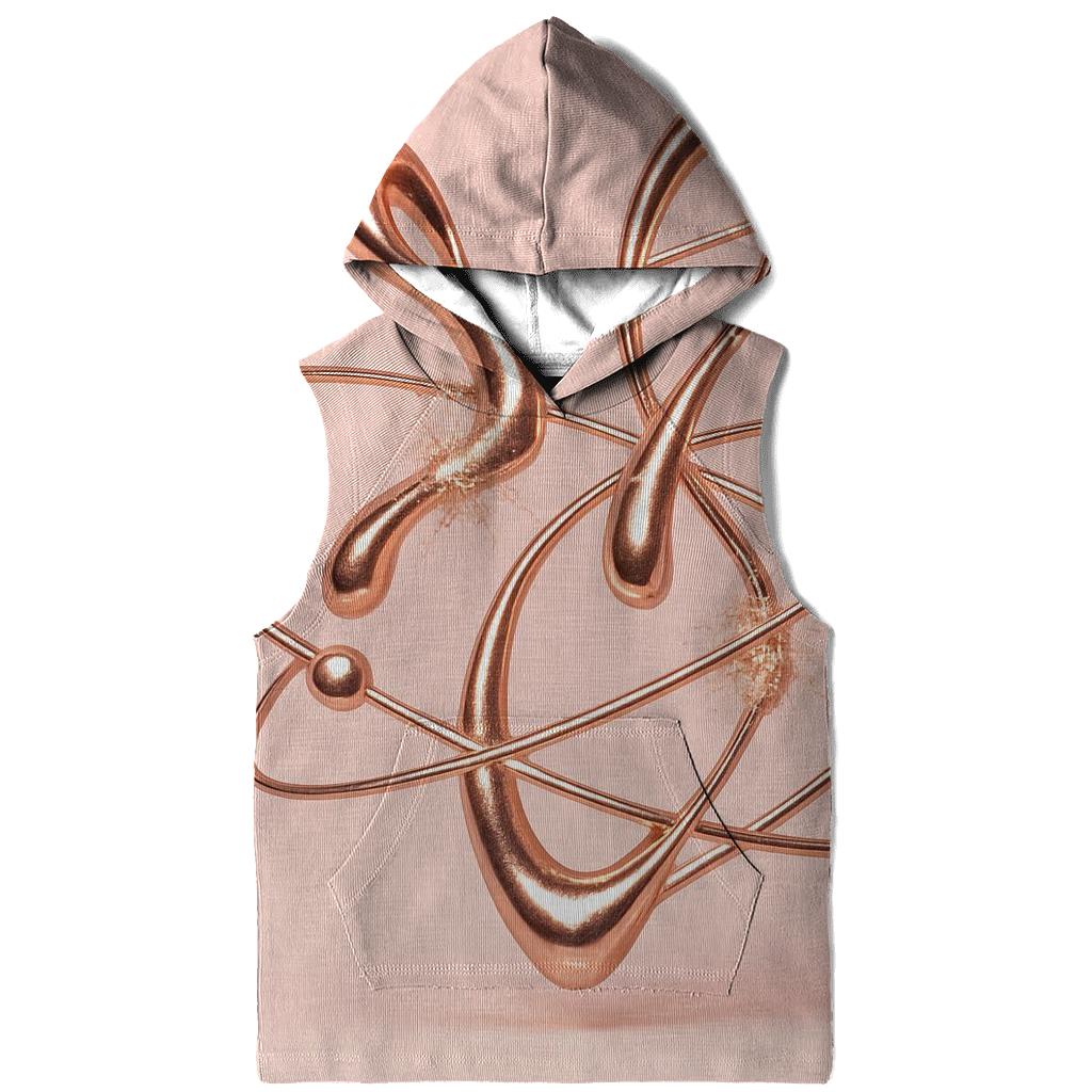 Rose Gold Orbit Drips pullover hoodies