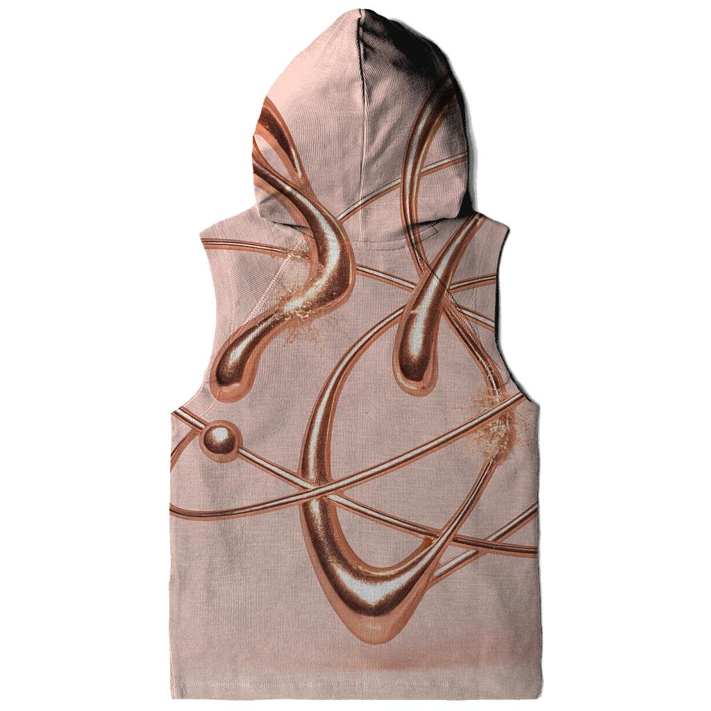 Rose Gold Orbit Drips pullover hoodies