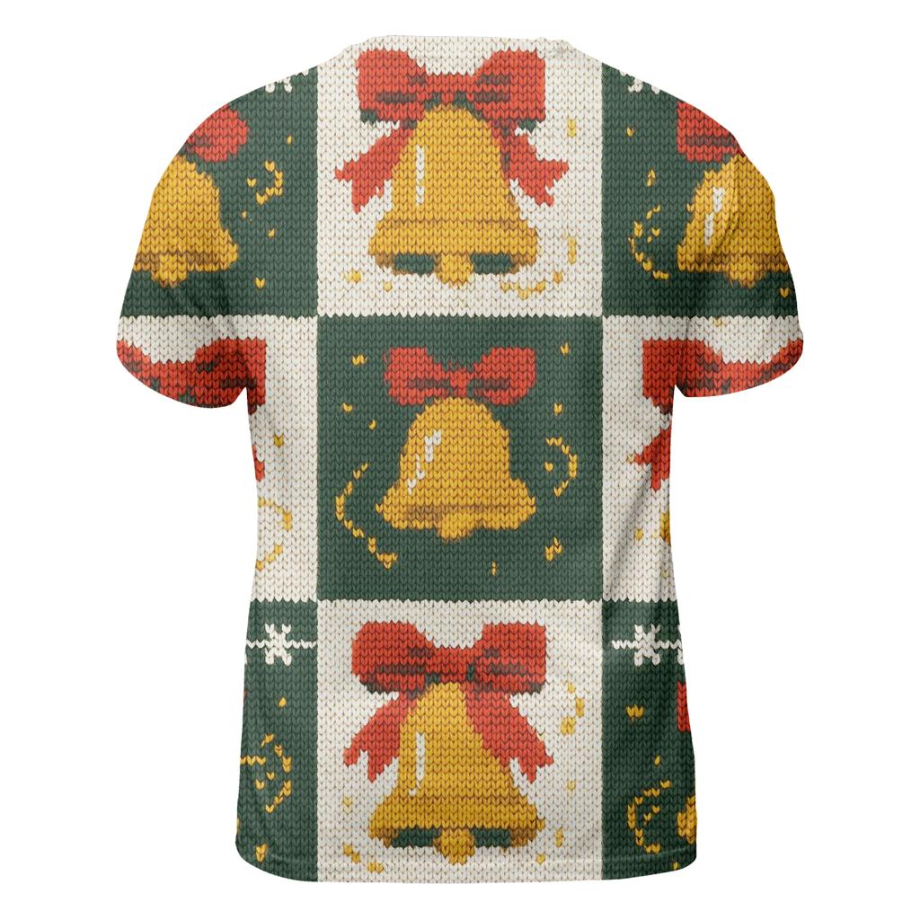 Bells In Zero Gravity Checker Design designer pattern shirts