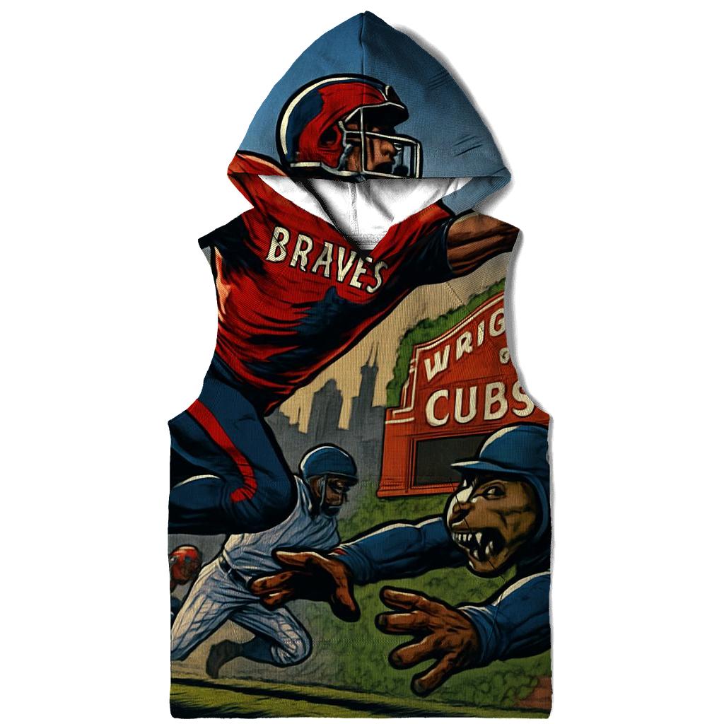 Skyline Clash At Wrigley Gate zip-up hoodies