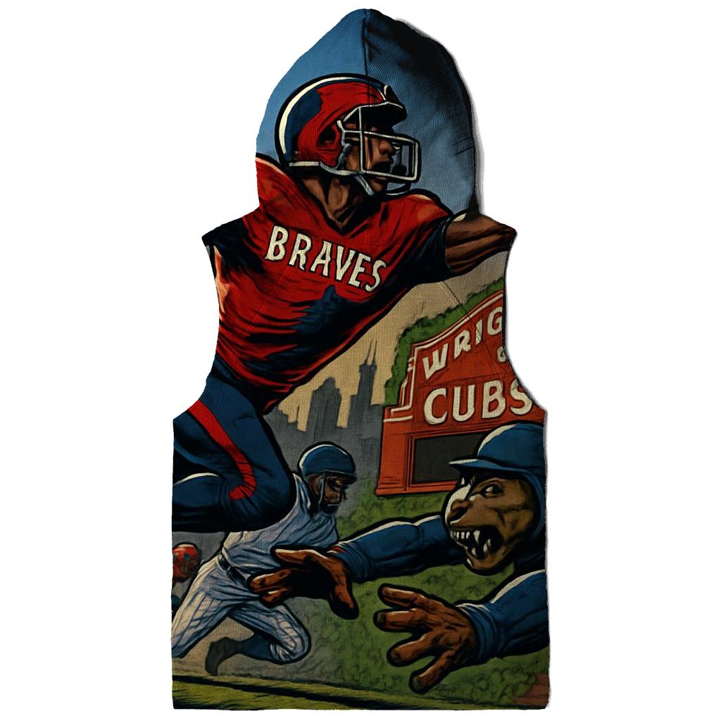 Skyline Clash At Wrigley Gate zip-up hoodies