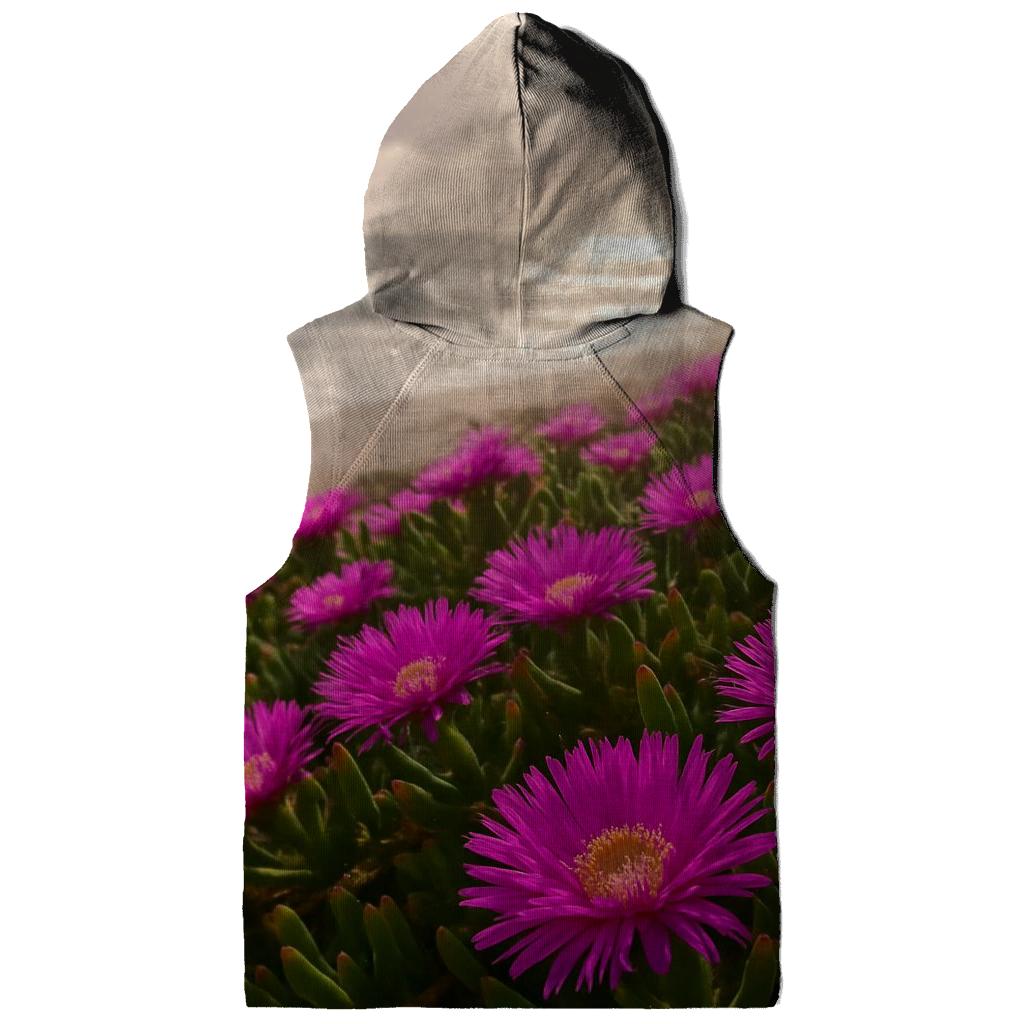 Coastal Ice Plant And Sea Spray Dunes heavyweight hoodies