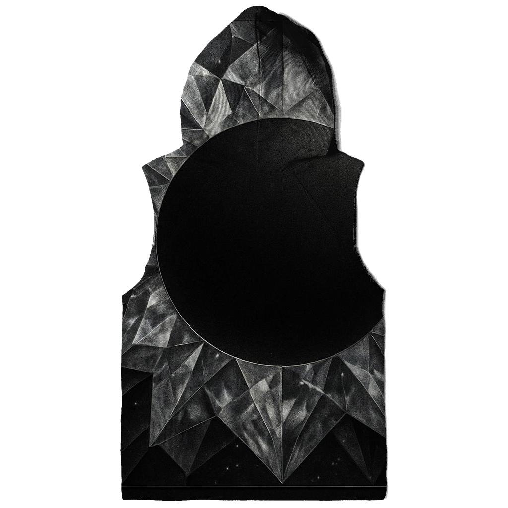 Charcoal Facet Eclipse graphic hoodies