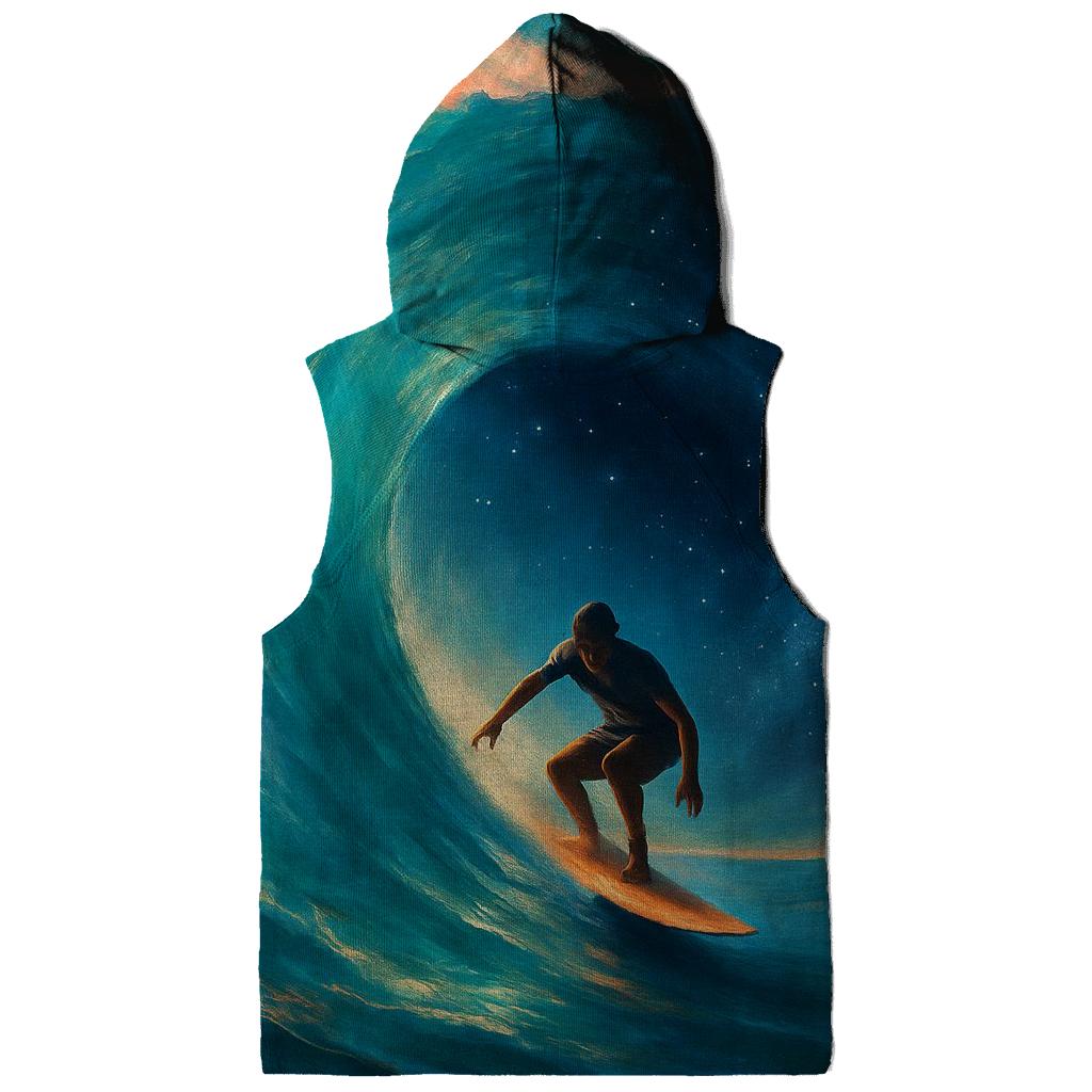 Surf Break Cosmic Curl graphic hoodies
