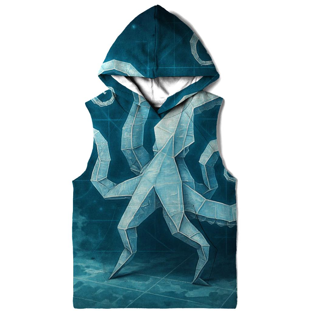 Origami Kraken Blueprint heavyweight hoodies