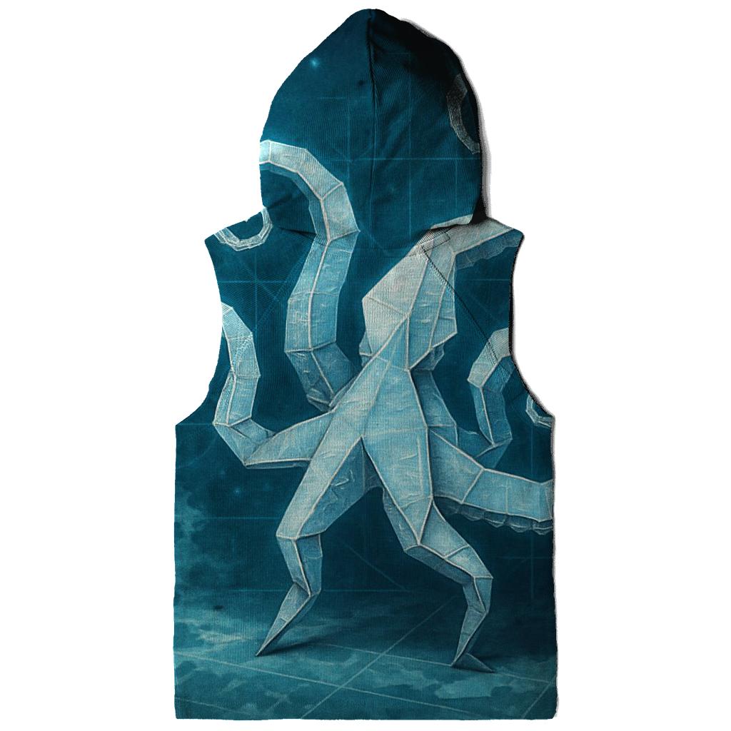 Origami Kraken Blueprint heavyweight hoodies